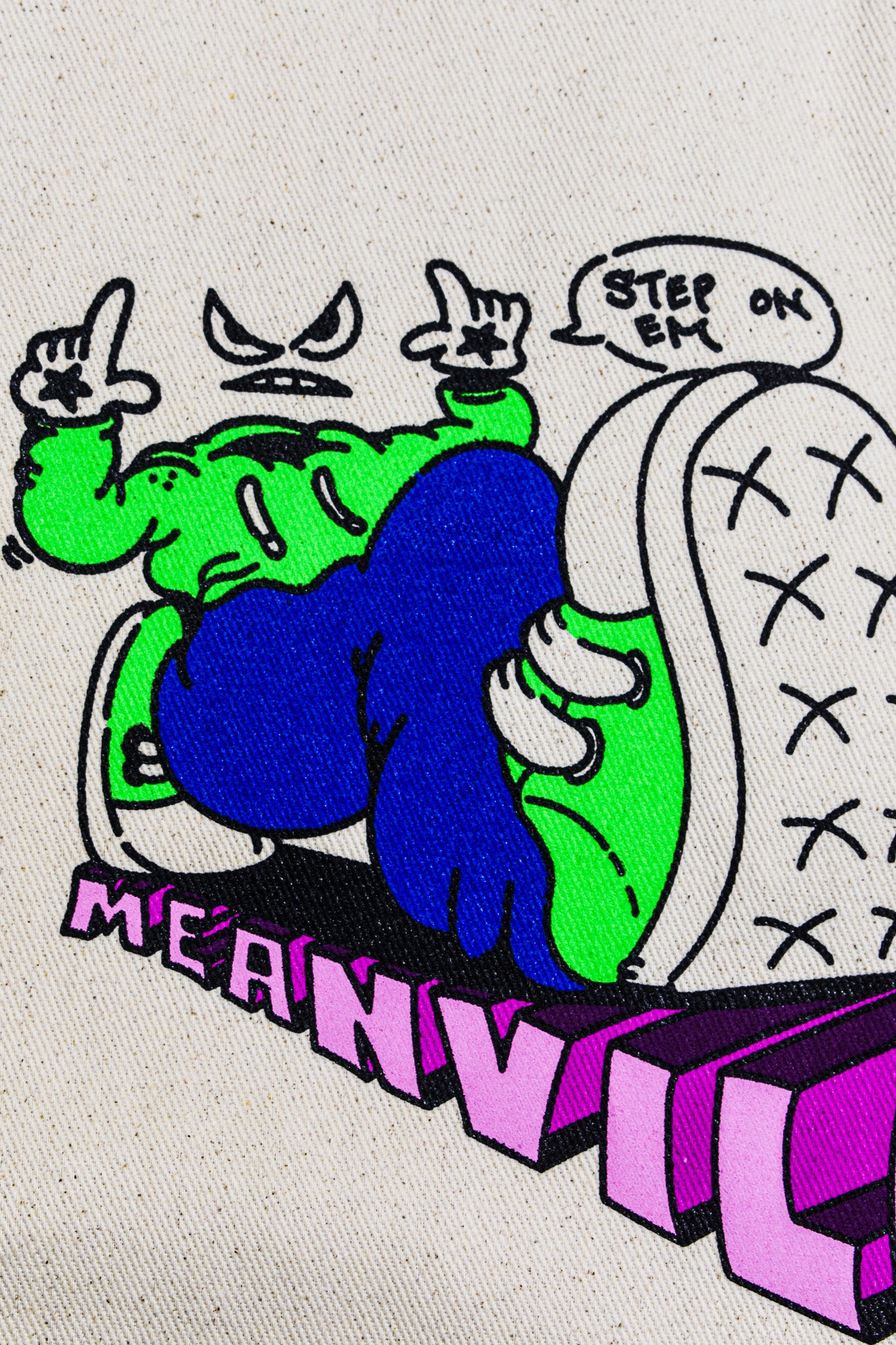 Meanville Stepper Tote Bag