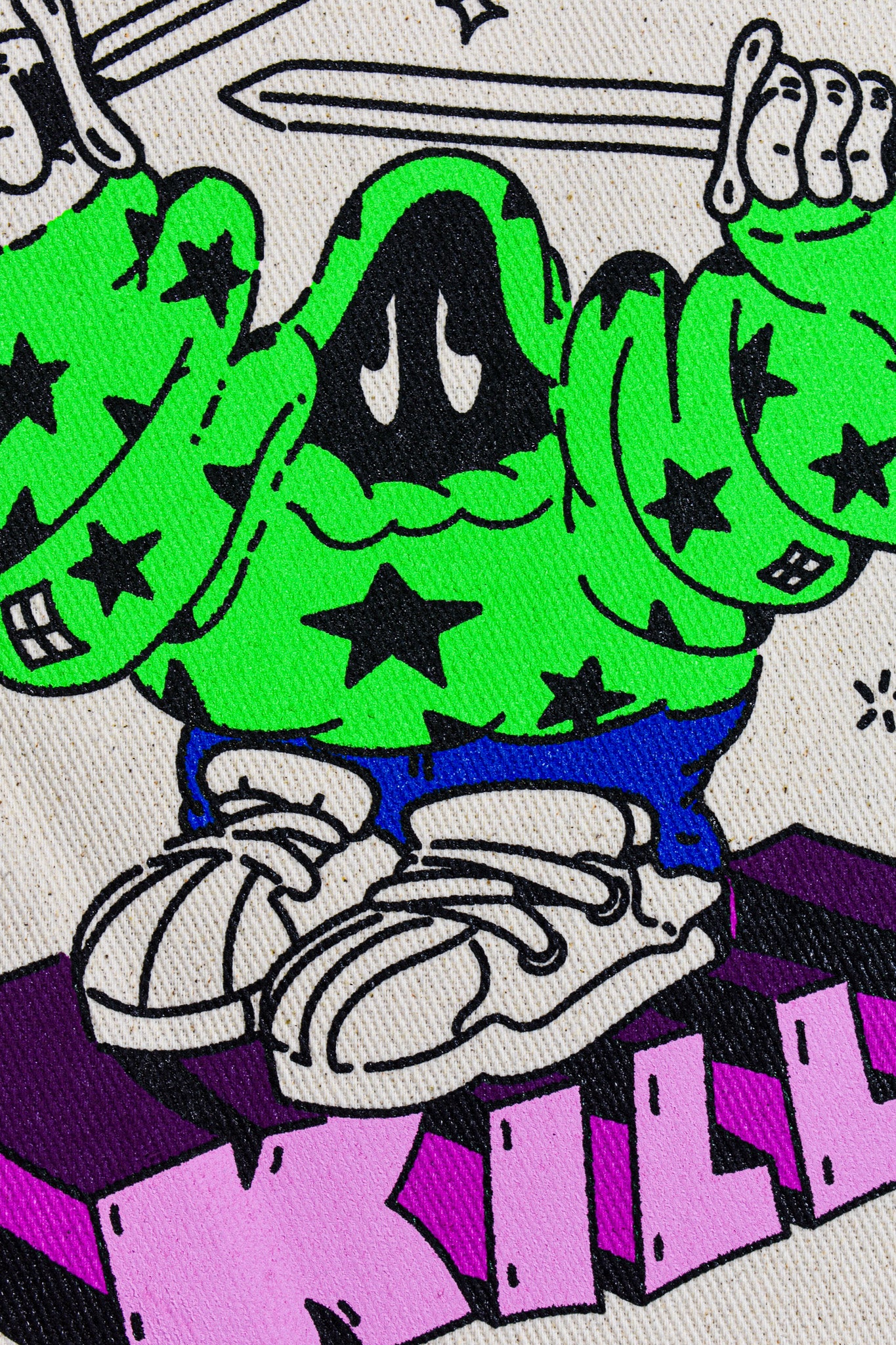 Meanville Stepper Tote Bag