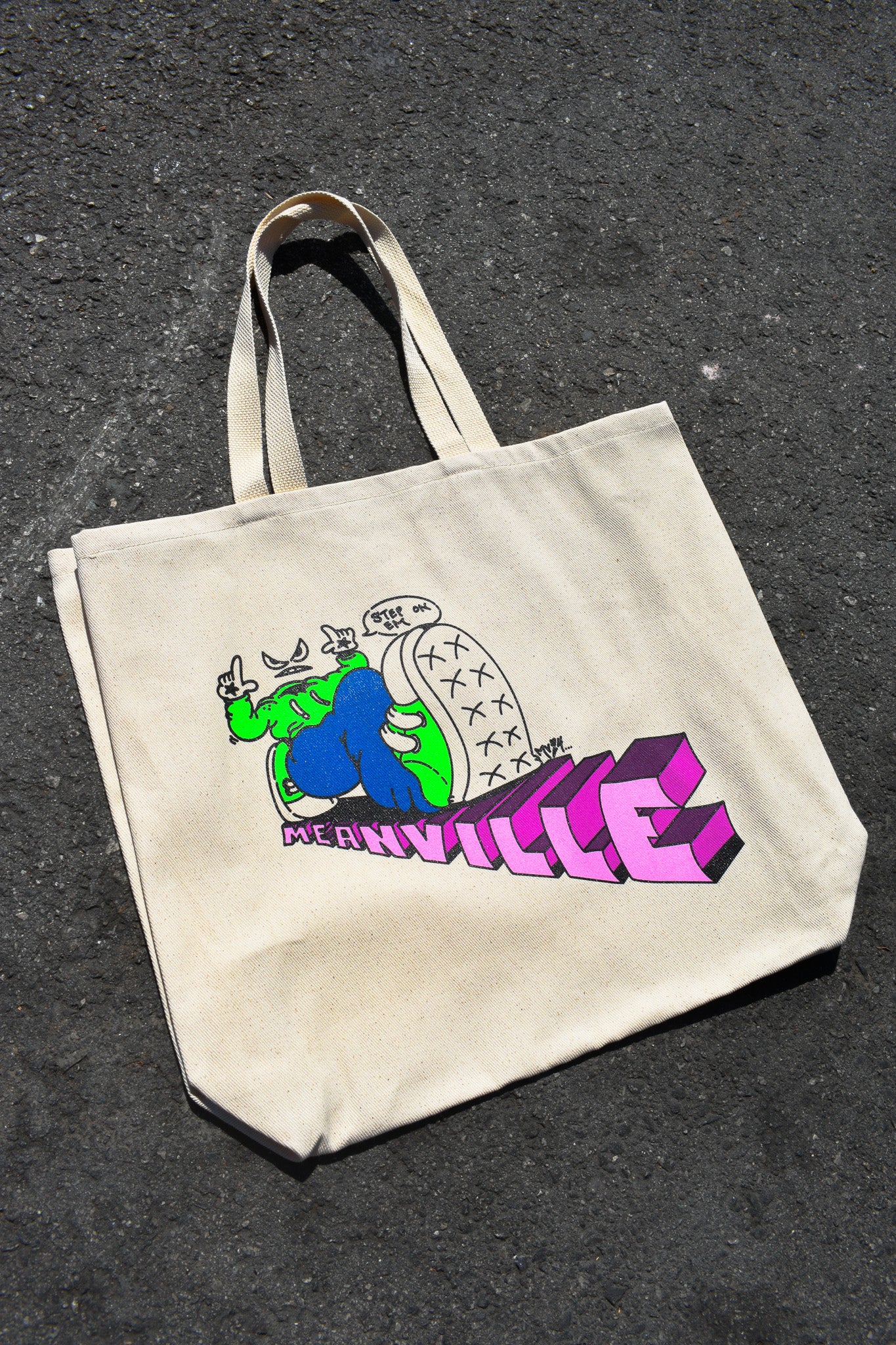 Meanville Stepper Tote Bag