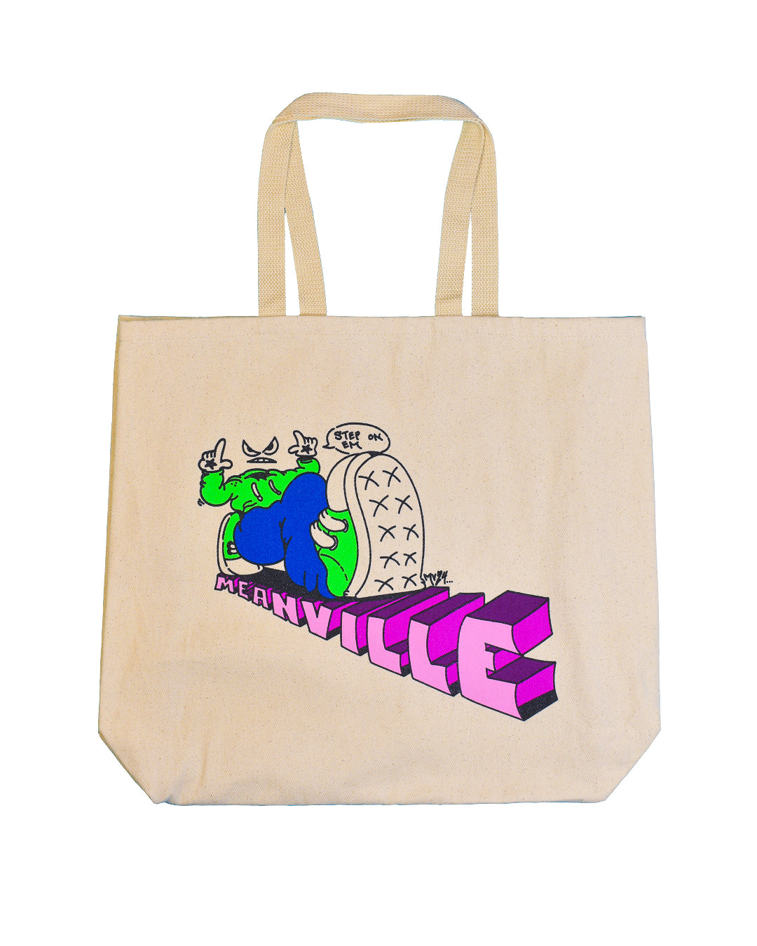 Meanville Stepper Tote Bag